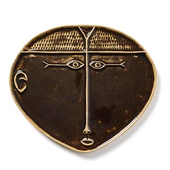 101. Stig Lindberg, a stoneware wall sculpture, Gustavsberg Studio ca 1960.