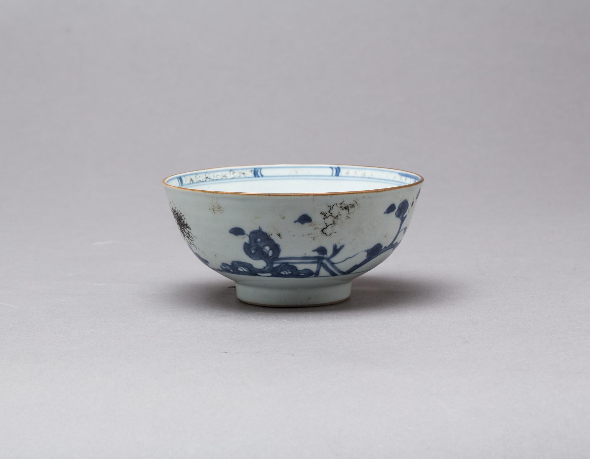 SKÅL, kompaniporslin. Kina, Qianlong dynastin, ca 1750.