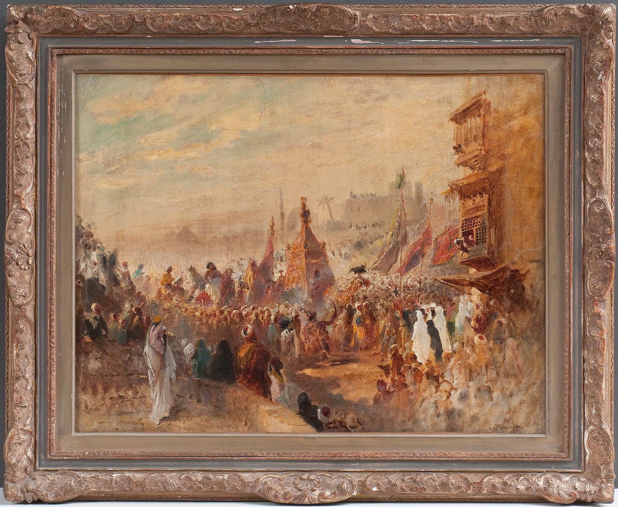 Konstantin Egorovich Makovsky, USKONNOLLINEN KULKUE KAIROSSA.