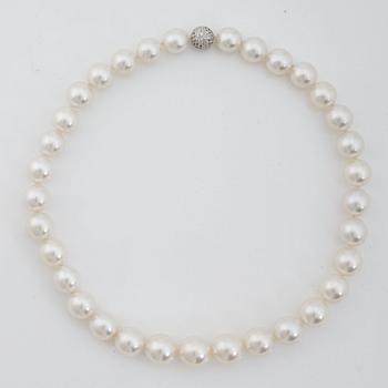 COLLIER, med odlade South sea-pärlor.