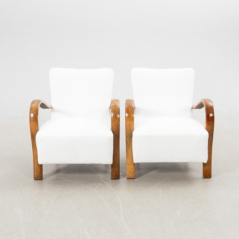 Fåtöljer, ett par, Art Deco, 1900-talets första hälft.