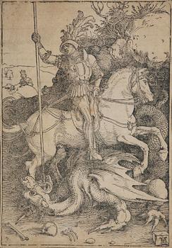 778A. Saint George on horseback.