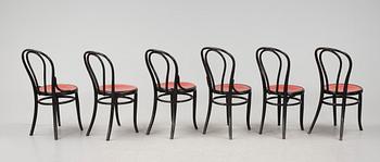 STOLAR, 6 st, Thonet, 1900-talets första hälft.