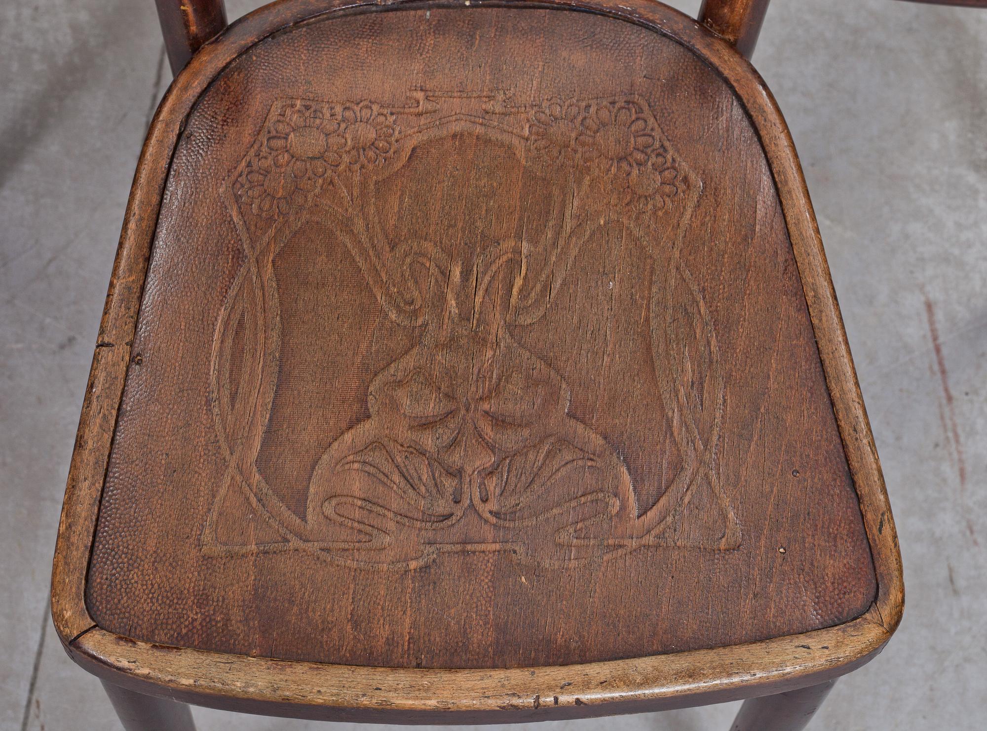 STOLAR, 6 st, Thonet, 1900-talets början.