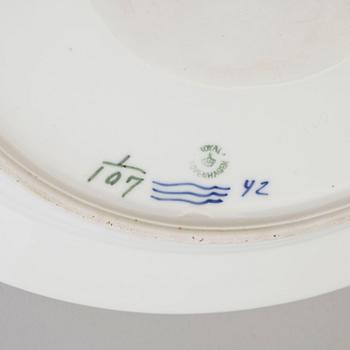 ROYAL COPENHAGEN, a porcelain tureen and two dishes, Denmark.