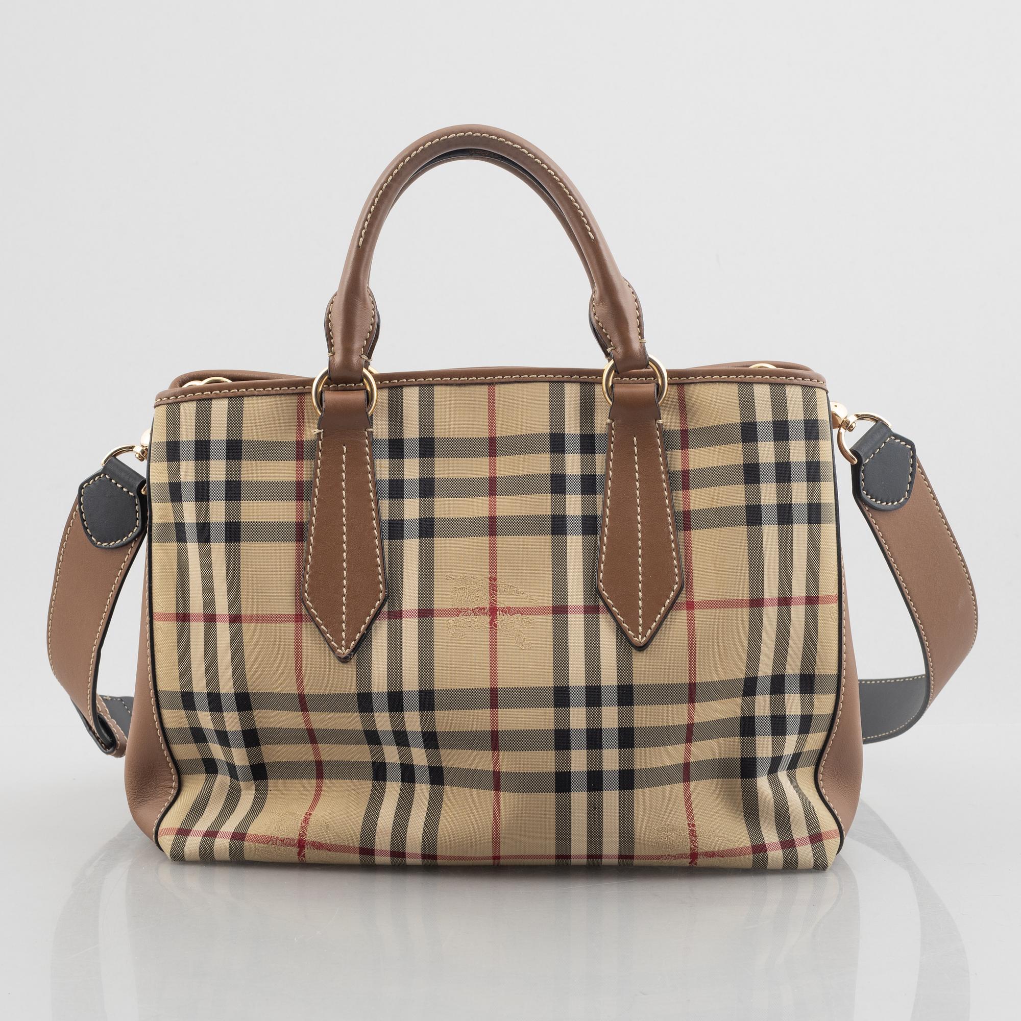 Burberry, a handbag.