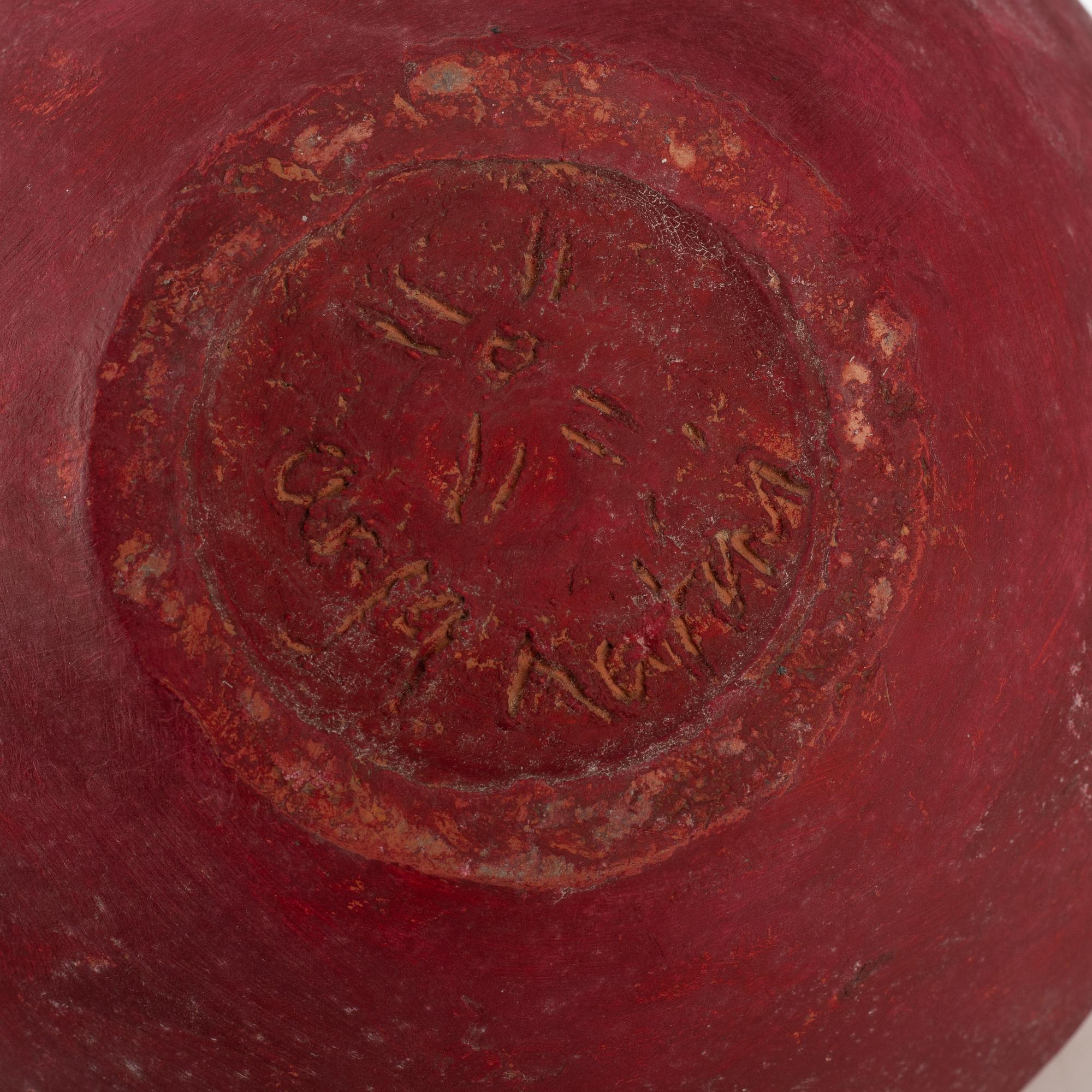 Anja Notini, urna med lock, egen ateljé, Saltsjö-Boo.