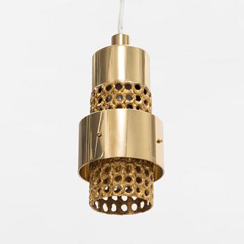 Pierre Forssell, a model 131 brass ceiling light, Skultuna, Sweden.