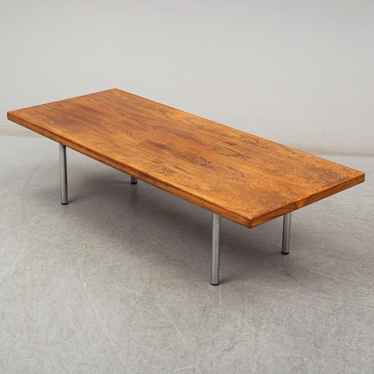 A Scandinavian rosewood veneered coffee table, 1960's.