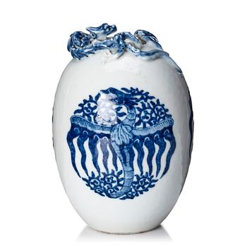 1145. A Chinese vase, circa 1900 with Yongzheng mark.