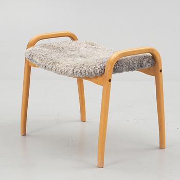 Yngve Ekström, armchair with footstool, 'Lamino', Swedese.