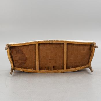 A Rococo style sofa, later part of the 19th century.