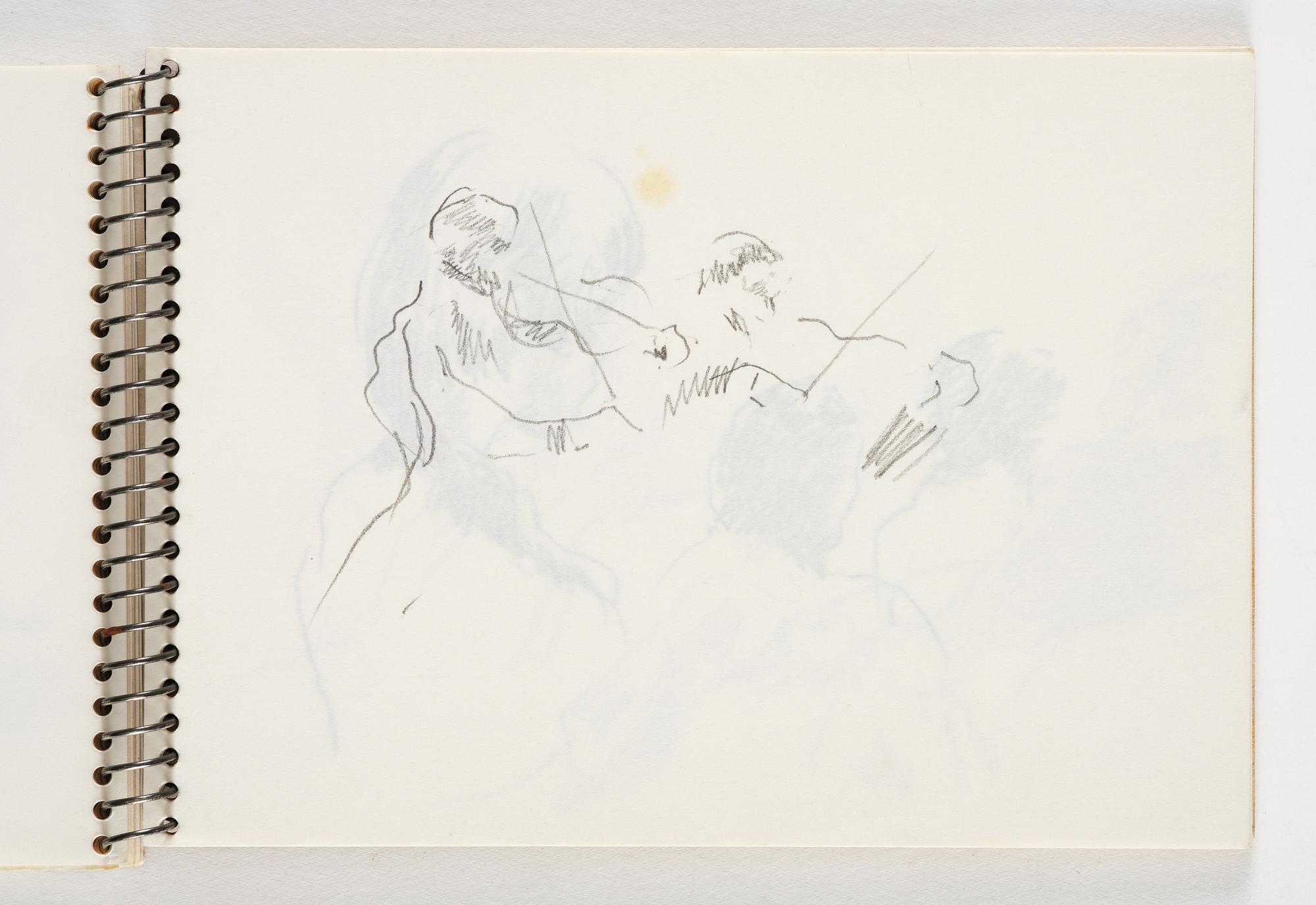 Lotte Laserstein, 4 skissböcker med blyertsteckningar.