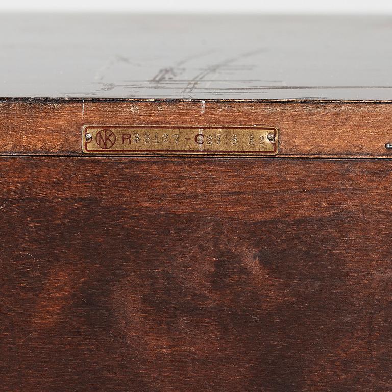 Axel Einar Hjorth, a darkly stained birch sideboard,"Typenko", Nordiska Kompaniet, Sweden 1932.