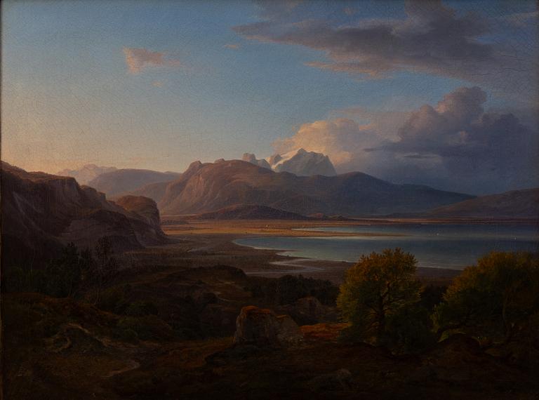 Christian Morgenstern, Vast mountain landscape.