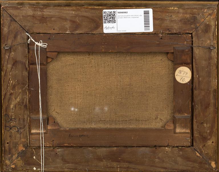 ANTON EDUARD KIELDRUP, oil on canvas. unsigned.