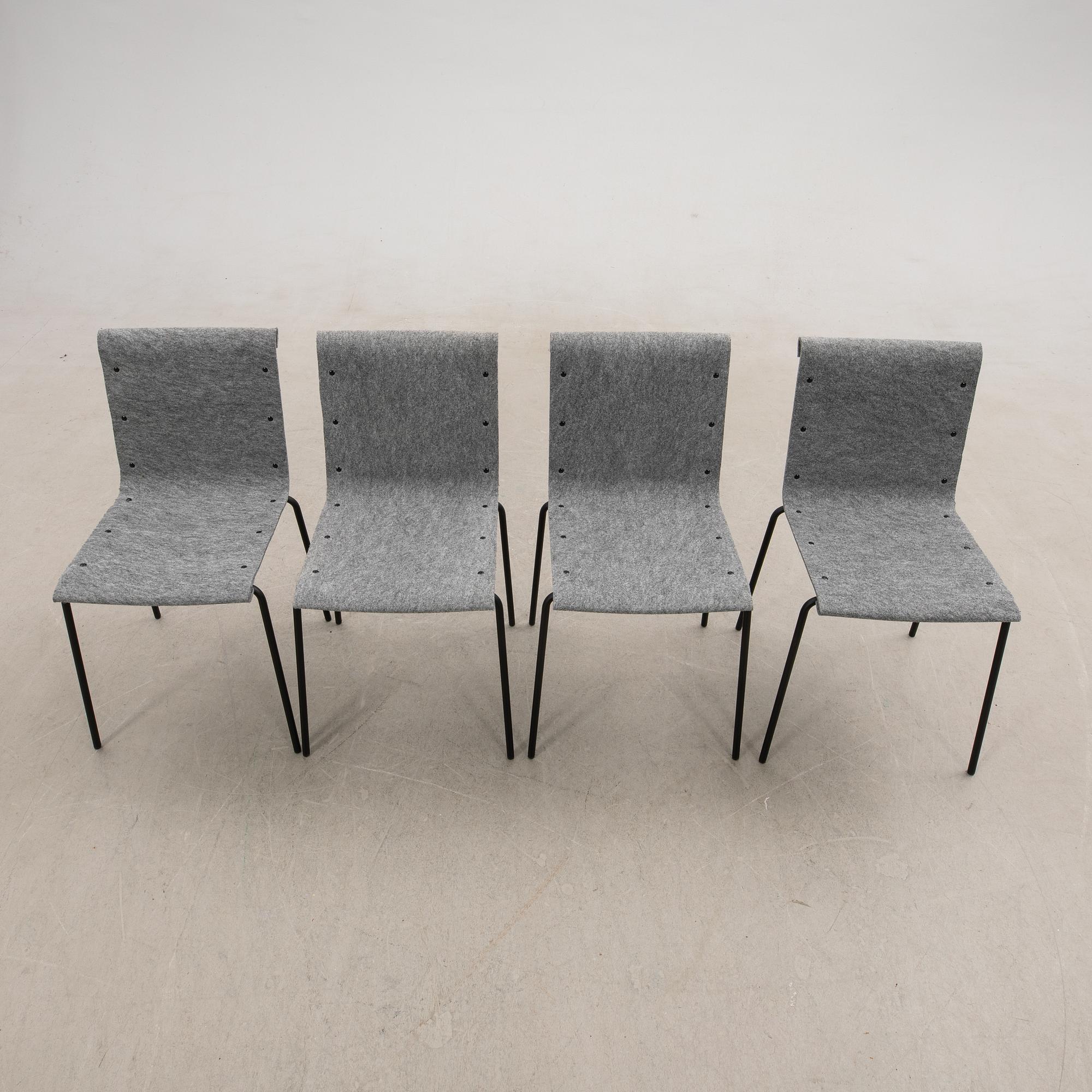 Elding Oscarson, chairs, 4 pcs, "Skissernas", Källemo, 2019.
