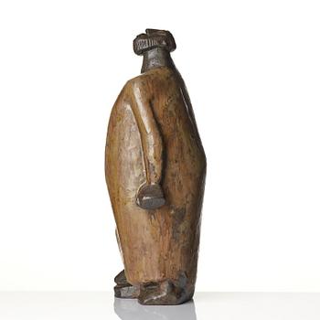 Åke Holm, a stoneware sculpture, "Mose trampar på lagtavlorna" (Moses Shatters the Tablets), Höganäs, 1950s.