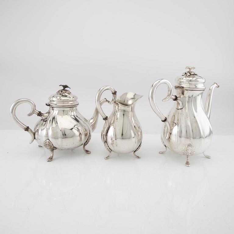 Kaffe och teservis 3 dlr silver Danmark 1942.