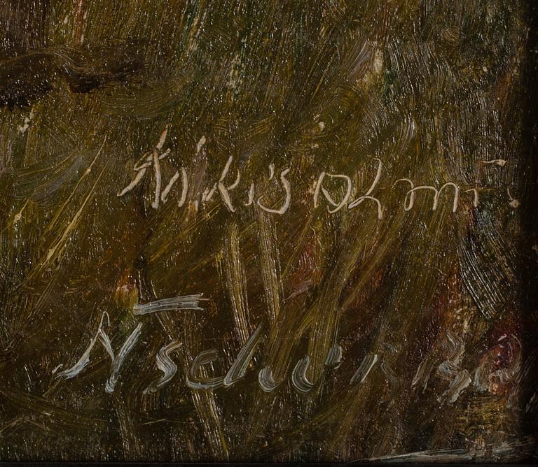 NIKOLAI (TERVAKORPI) TCHERBAKOFF, olja på duk, signerad.