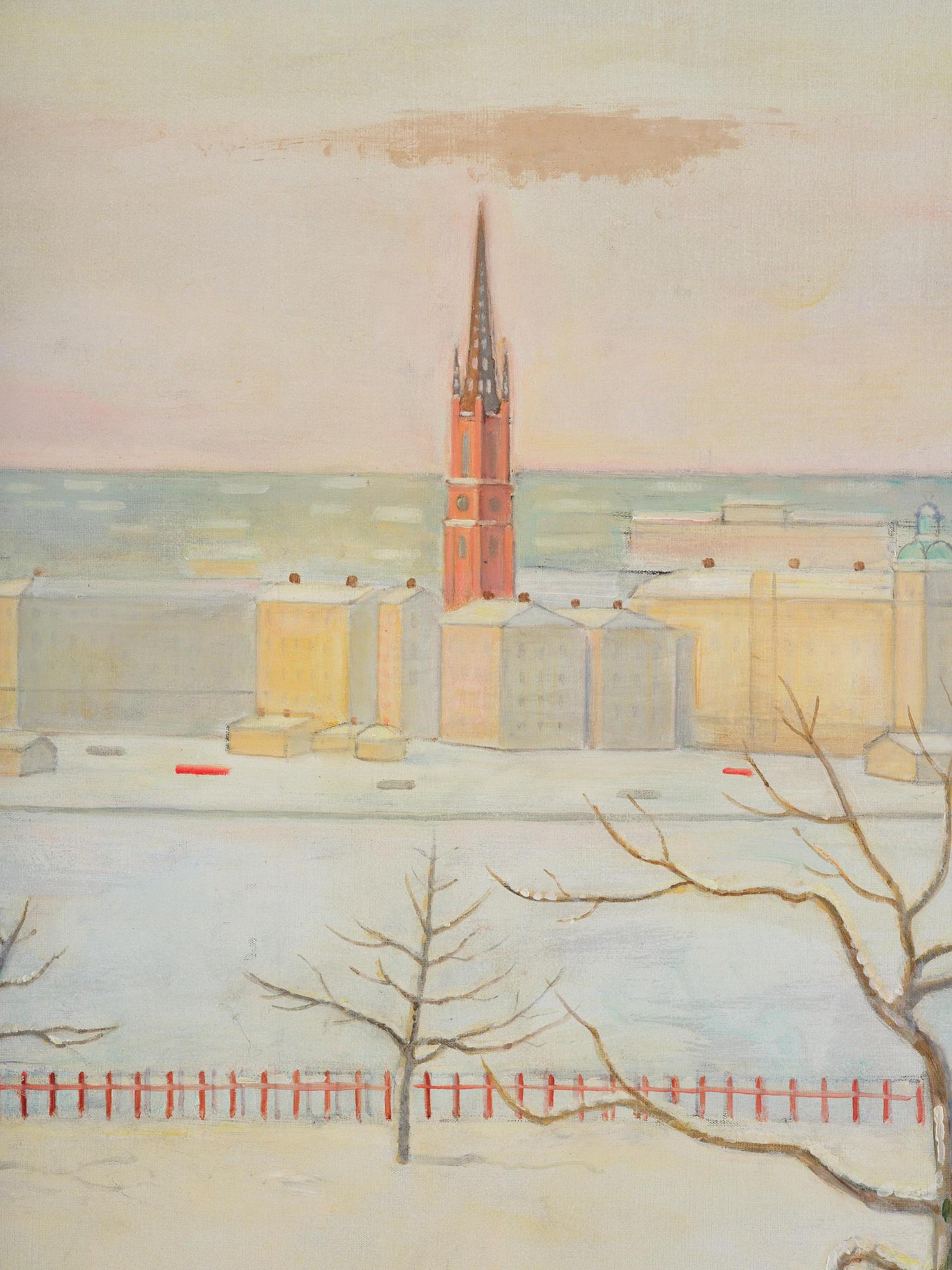 Einar Jolin, Vy mot Riddarholmen.