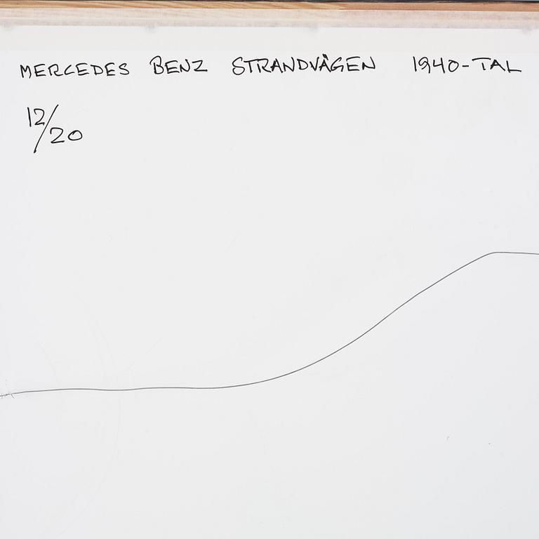 Åke Lange, efter, Mercedes-Benz, Strandvägen 7b.