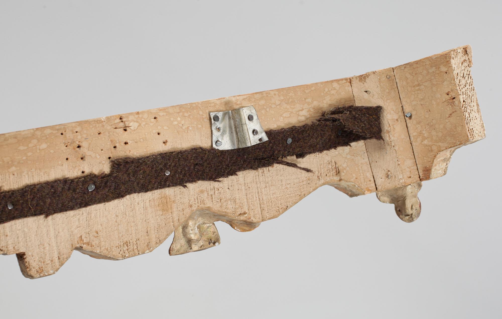 KORNISCHER, ett par, rokokostil, 1900-talets första hälft-mitt.