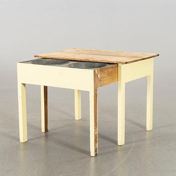 An early 1900's kitchen table.