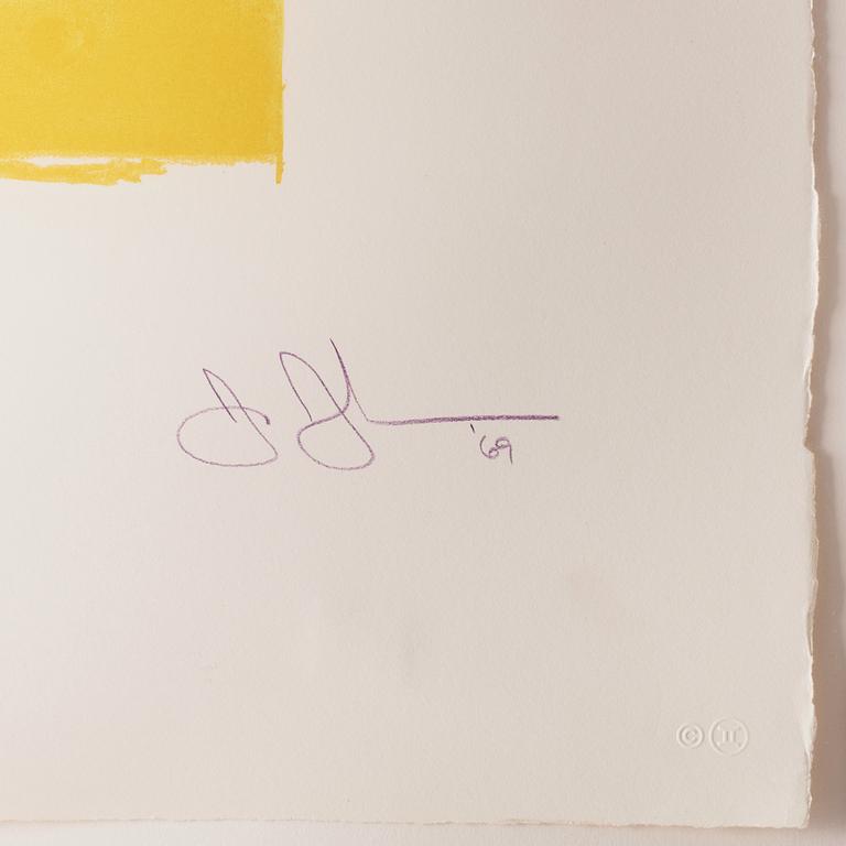 Jasper Johns, "Figure 1", ur: "Color numeral series".