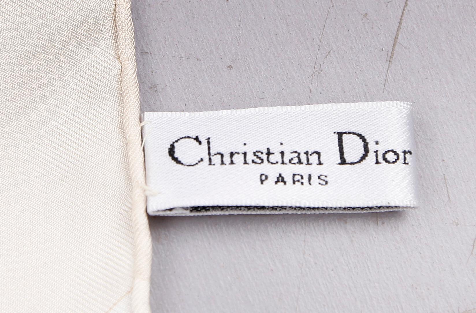 SCARF, siden, Christian Dior.