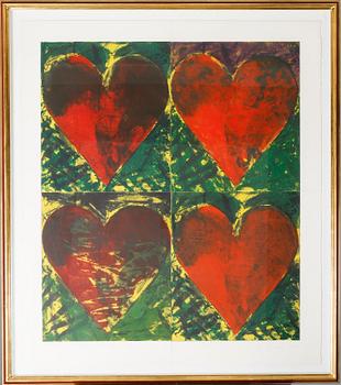 JIM DINE, etching, aquatint and carborundum in colours, signed, numbered 44/70 and dated 1982.