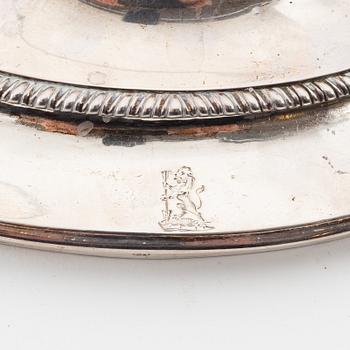 Digby Scott & Benjamin Smith I, terriner med lock, ett par, silver, London, England, 1781.