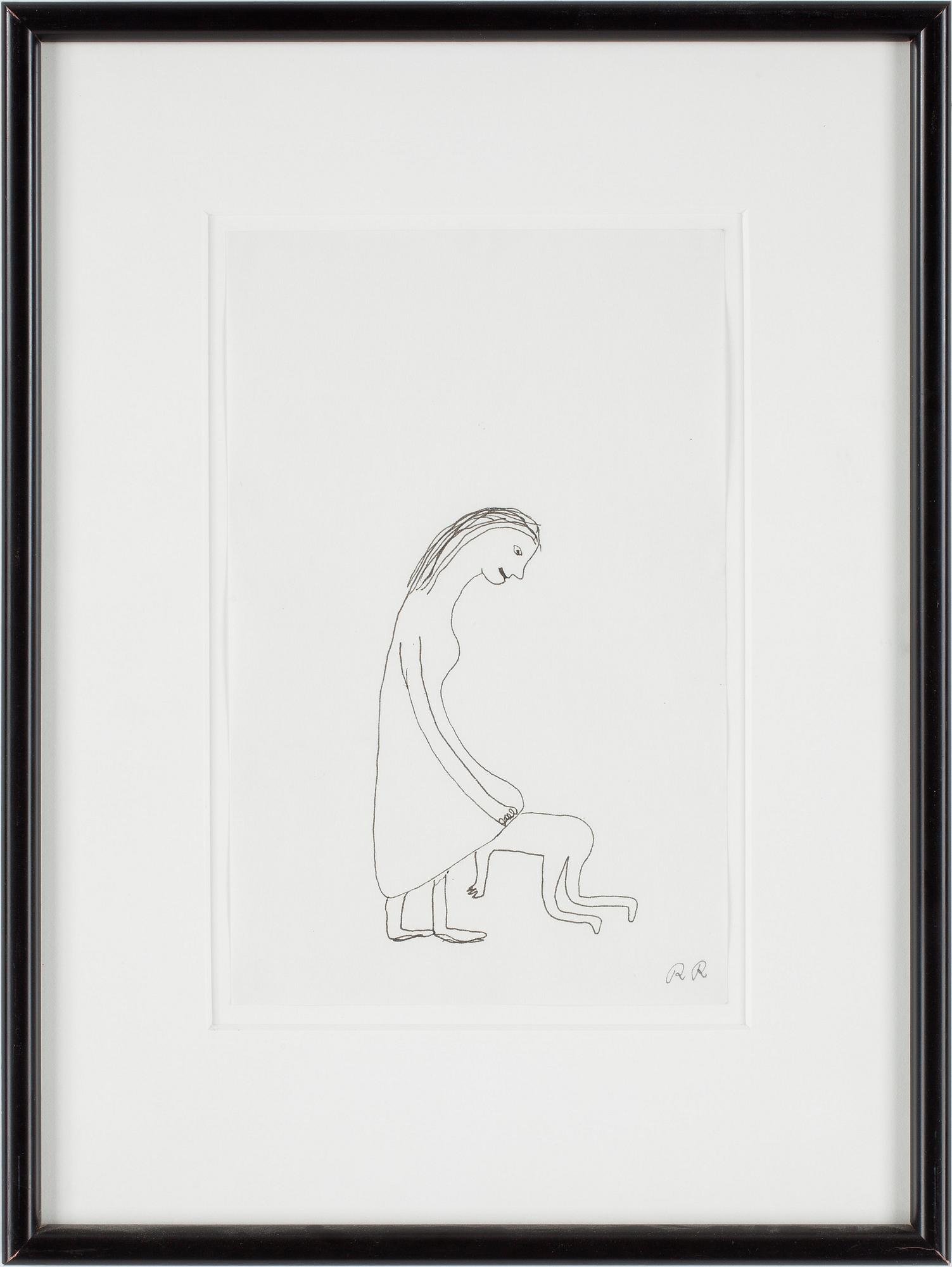 ROGER RISBERG, teckning, monogramsignerad.