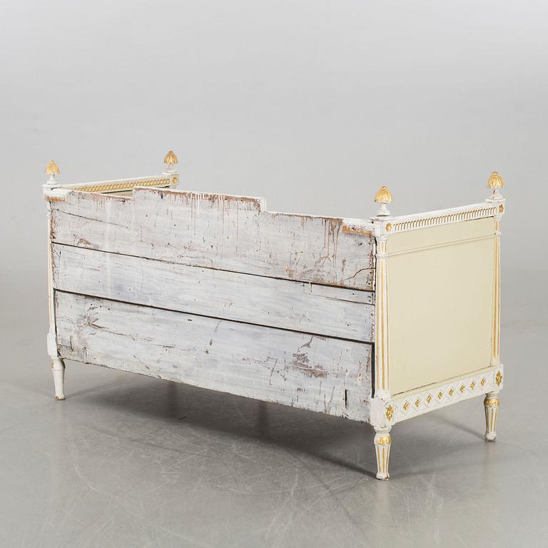 A late Gustavian sofa beginning of the 19th century.