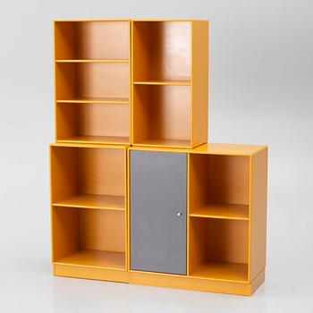 Peter J Lassen, shelving system, 4 pcs, Montana, Denmark.