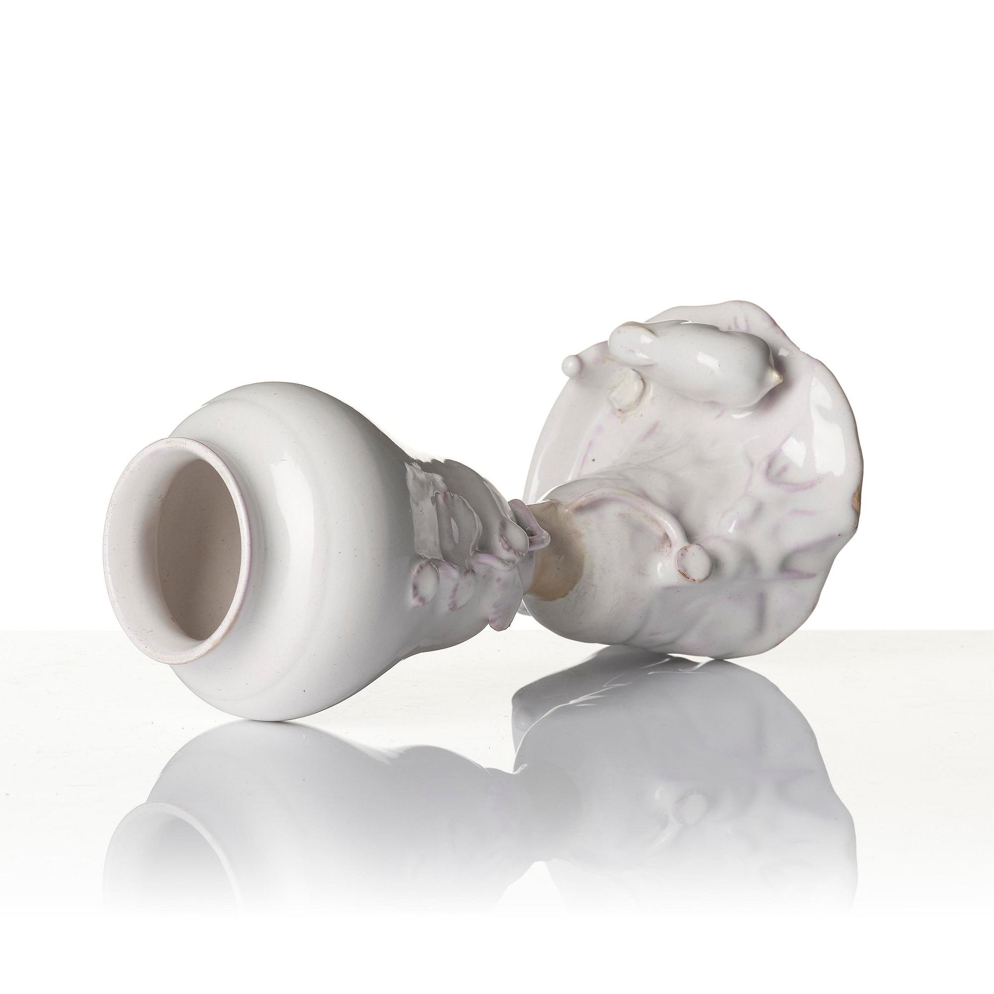 A Swedish Marieberg faience vase, 18th century.