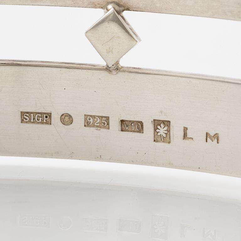 Sigurd Persson, a necklace, sterling silver with gilding, Stockholm 1995.