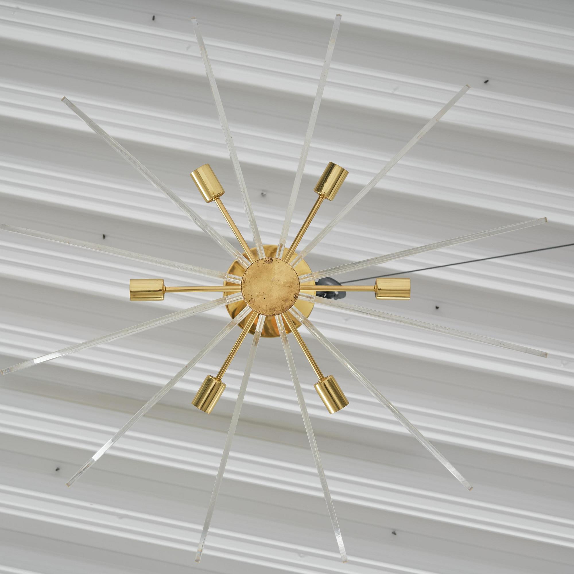 Hans-Agne Jakobsson, a rare ceiling lamp model "C 2438", Hans-Agne Jakobsson AB, Markaryd, 1970s.
