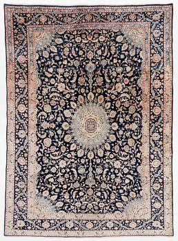 Carpet, Keshan, approx. 325 x 238 cm.
