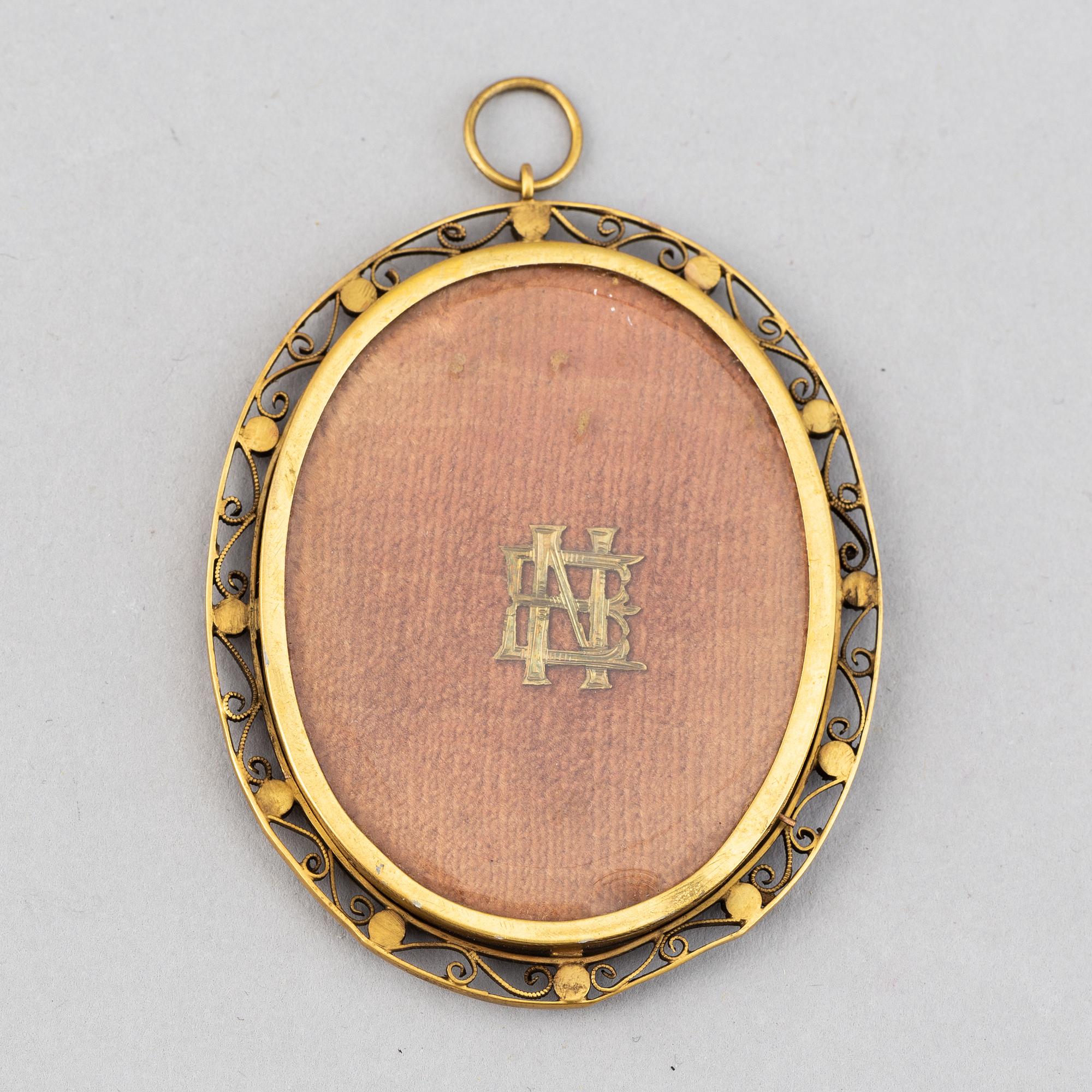 Unknown artist 19th Century. Miniature. Unsigned.