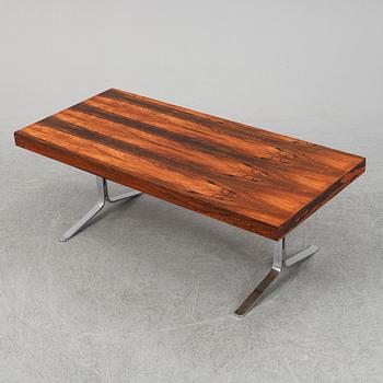 A 1960's rosewood coffee table.