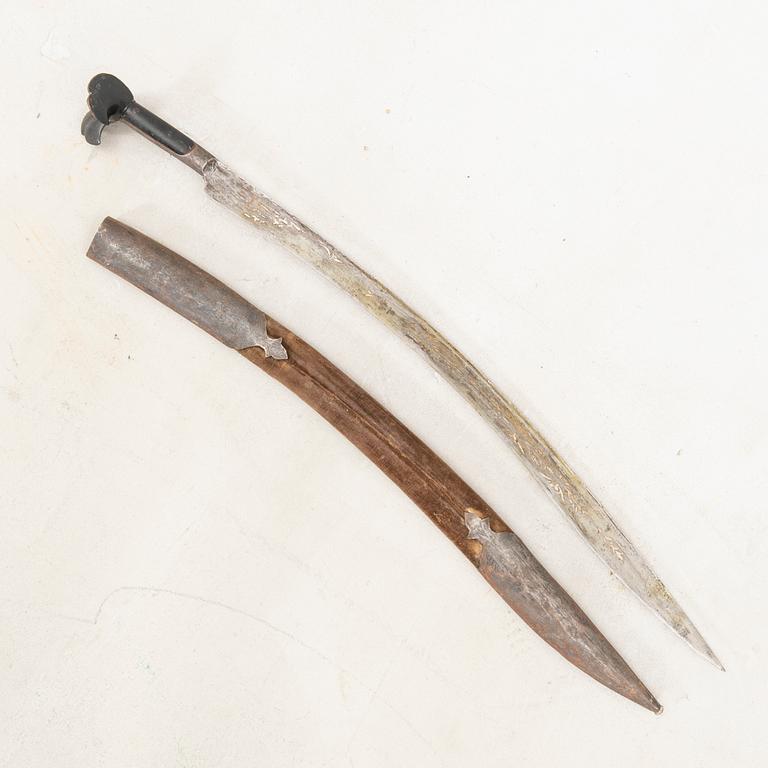 Yataghan, ottomansk, med balja.