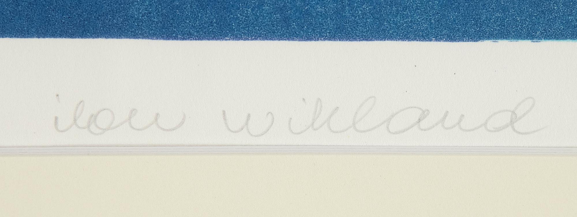 ILON WIKLAND, lithograph in colours, signed 39/360.