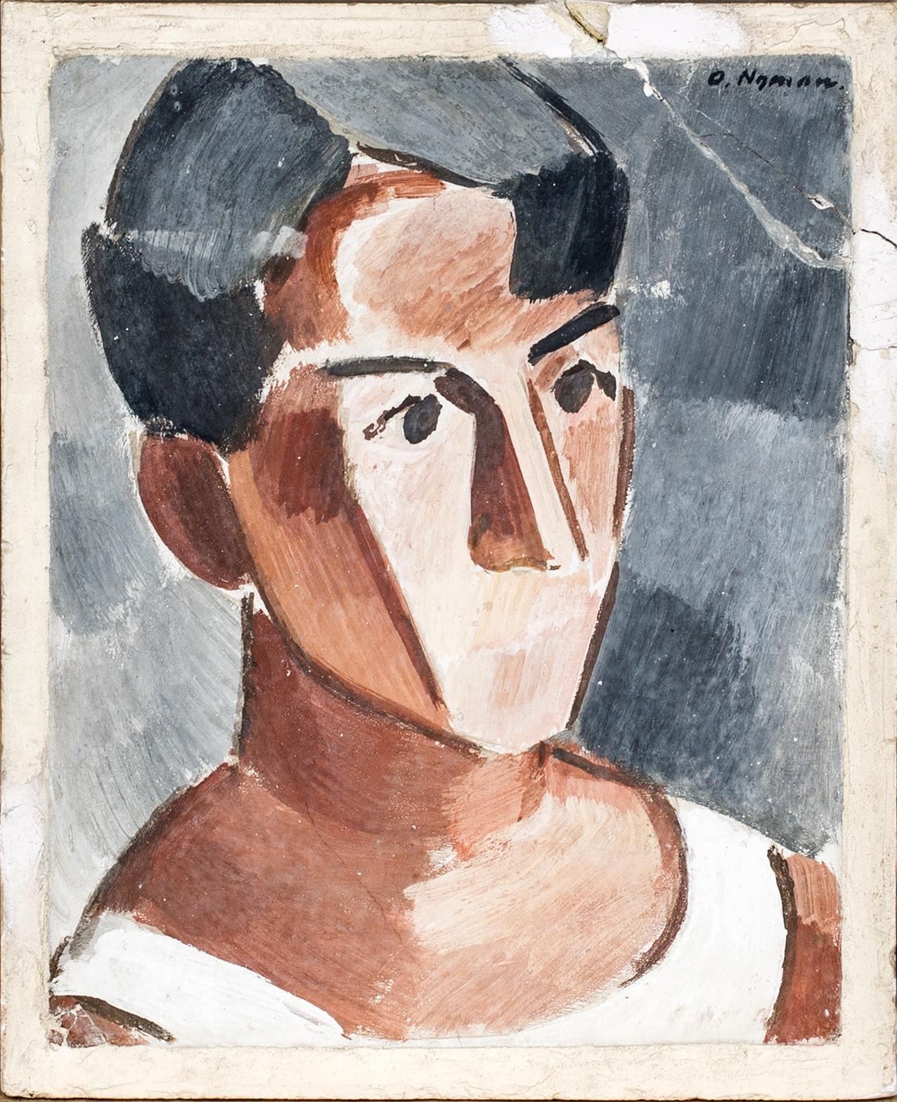 OLLE NYMAN, al secco, signerad.