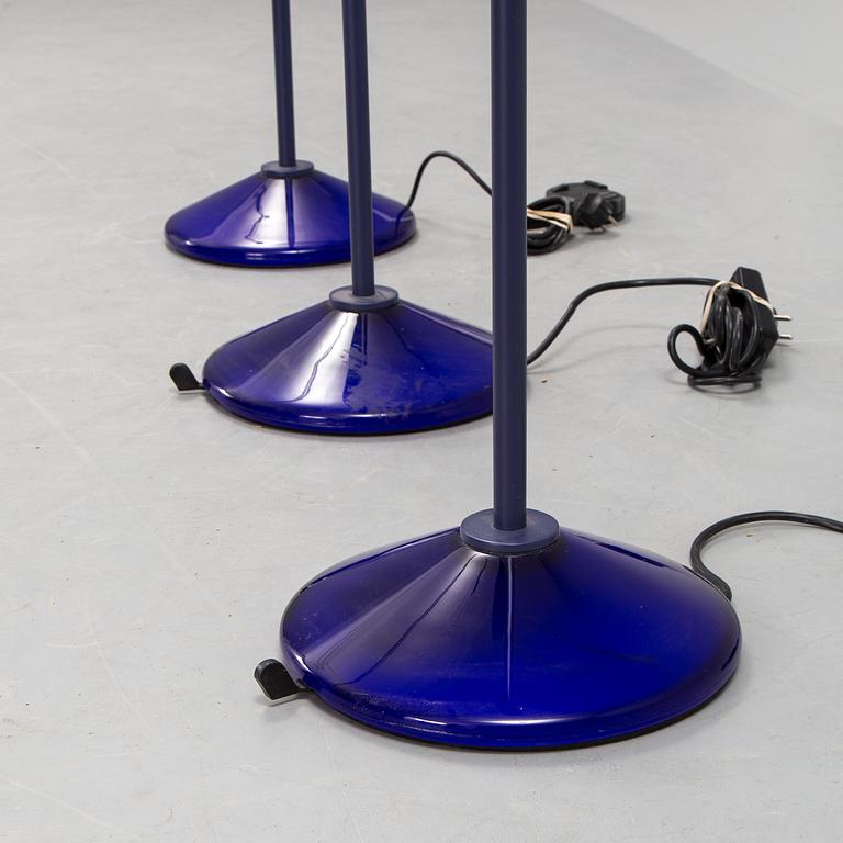 Three "Jill 380" uplights by Arteluce, late 20th century.