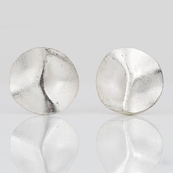 ÖRHÄNGEN, sterling silver, Björn Weckström, Lapponia, Finland, 1991. Vikt ca 11,63 g.
