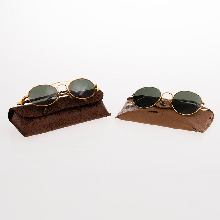 Ray-Ban, VINTAGE AURINKOLASIT, 2 kpl.