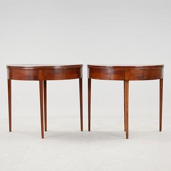 SPELBORD, ett par, 1800-tal.