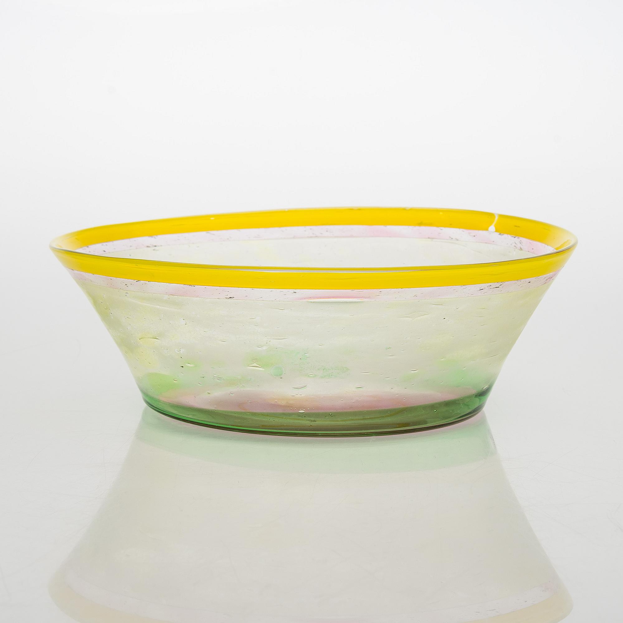 Kaj Franck, skål, signerad Kaj Franck Nuutajärvi Notsjö.