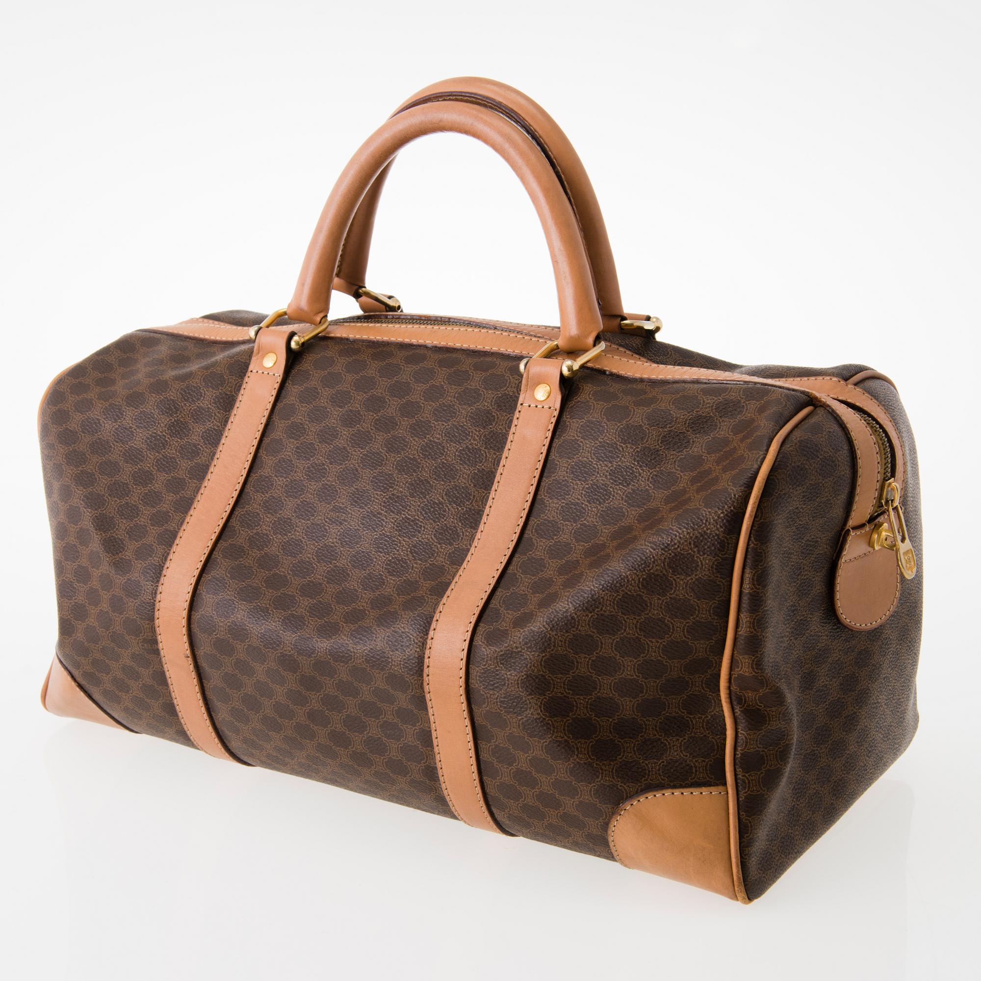 CÉLINE Macadam Boston 40 Bag.